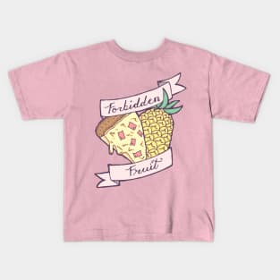 Romantic Forbidden Fruit Pineapple Pizza Kids T-Shirt